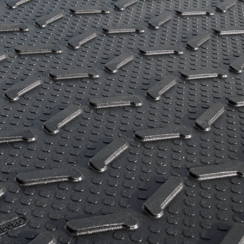 KRAIBURG MONTA V-Shaped rubber flooring surface.