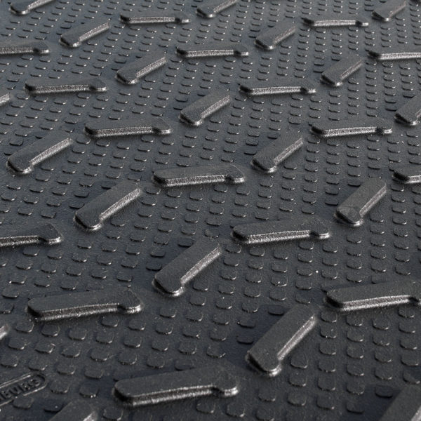 KRAIBURG MONTA V-Shaped rubber flooring surface.