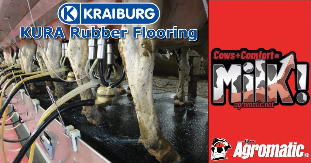 KRAIBURG KURA rubber flooring for cows.