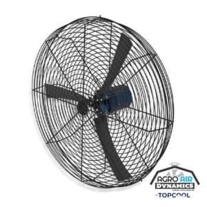 Recirculating barn basket fans for sale. Black colored fan.