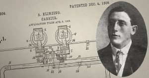 August F Klinzing inventor of the "Klinzing Carrier", U.S. Pat No. 837,306.