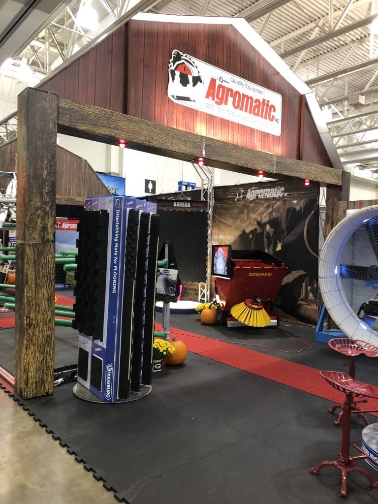 World Dairy Expo 2018: Agromatic barn booth.