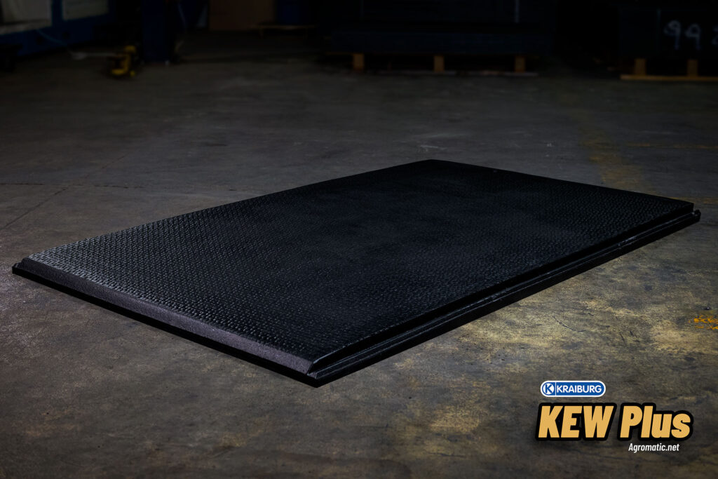 KRAIBURG KEW Plus 3-layer cow stall mat upper covering mat for slip resistance.