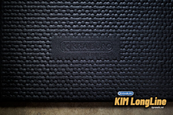 KRAIBURG KIM LongLine stall mat roll top surface logo.