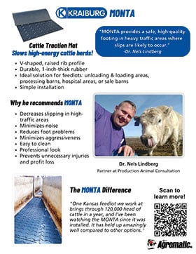 KRAIBURG MONTA Cattle Traction Mat flyer.