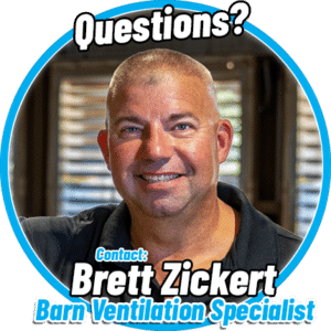 Contact Barn Ventilation Specialist Brett Zickert from Agromatic's barn ventilation division, Agro Air Dynamics