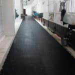 Horse stable walkway matting. KRAIBURG BELMONDO interlocking walkway flooring.