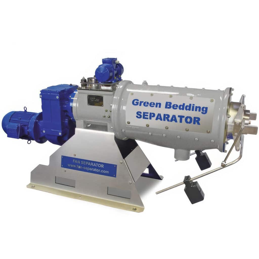 FAN Green Bedding™ manure separator for sale at Agromatic.