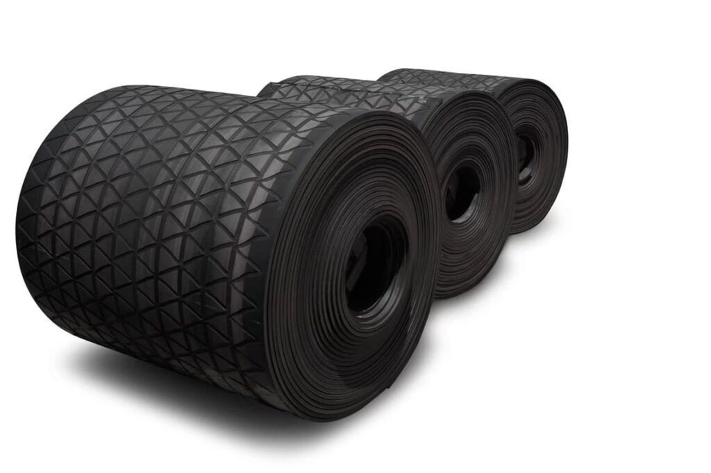 DairyGrip Rubber Floor Belting rolls.