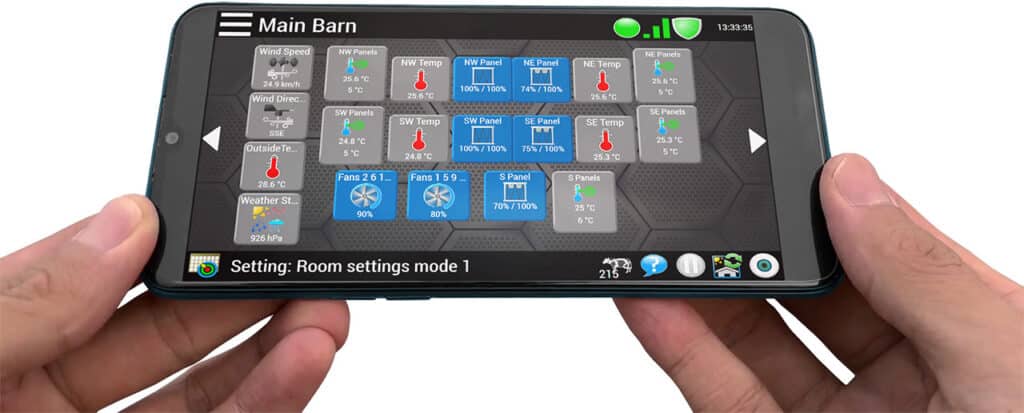 Aplicación para smartphone Phason Connect para Android e iOS.