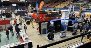 Dairymen and women gather at the Central Plains Dairy Expo in Sioux Falls, South Dakota.