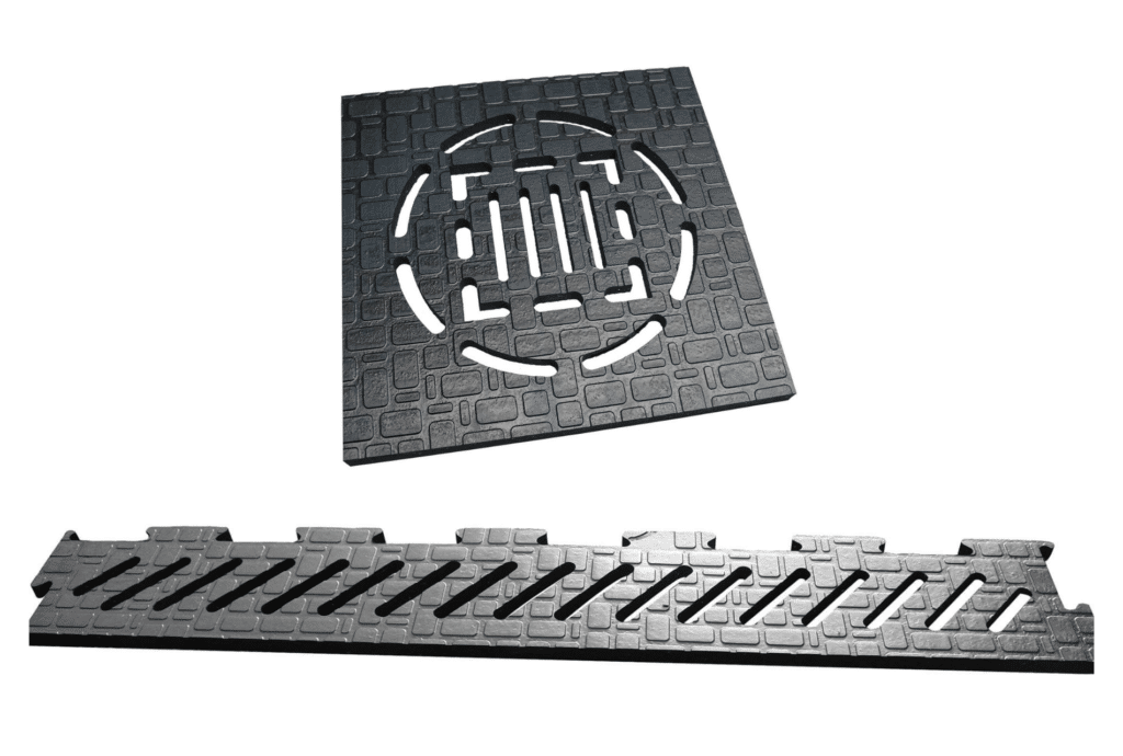 BELMONDO Drain Gutter and Gully can be custom cut for use with BELMONDO Walkpro and BELMONDO Paddock.